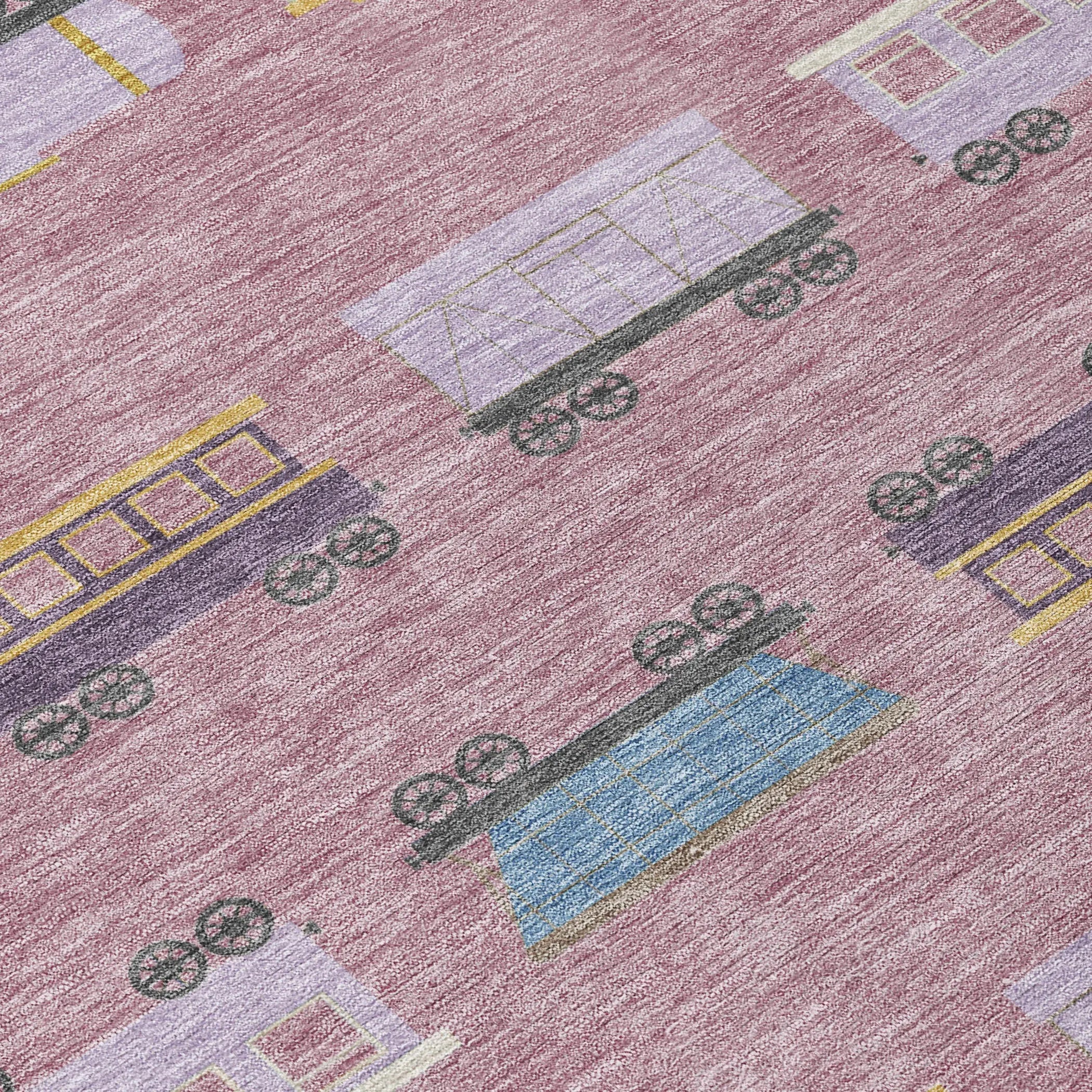 10' X 14' Blush And Pink Abstract Washable Indoor Outdoor Area Rug Homeroots Outdoor