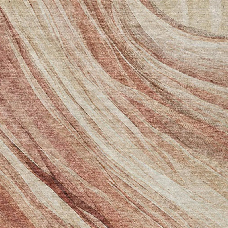 10' X 14' Blush And Pink Abstract Washable Indoor Outdoor Area Rug Homeroots Outdoor