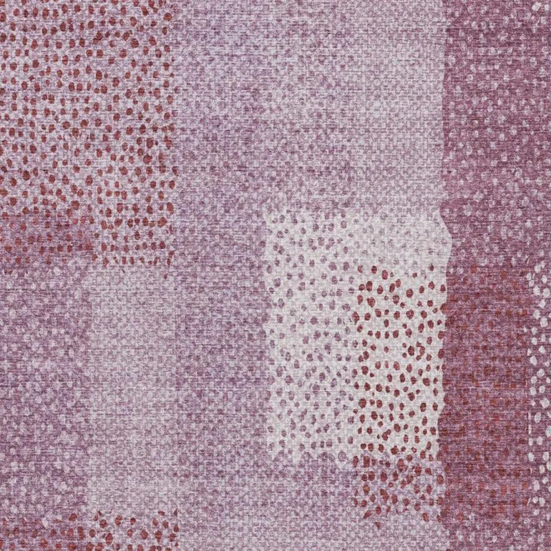 10' X 14' Blush And Pink Abstract Washable Indoor Outdoor Area Rug Homeroots Outdoor