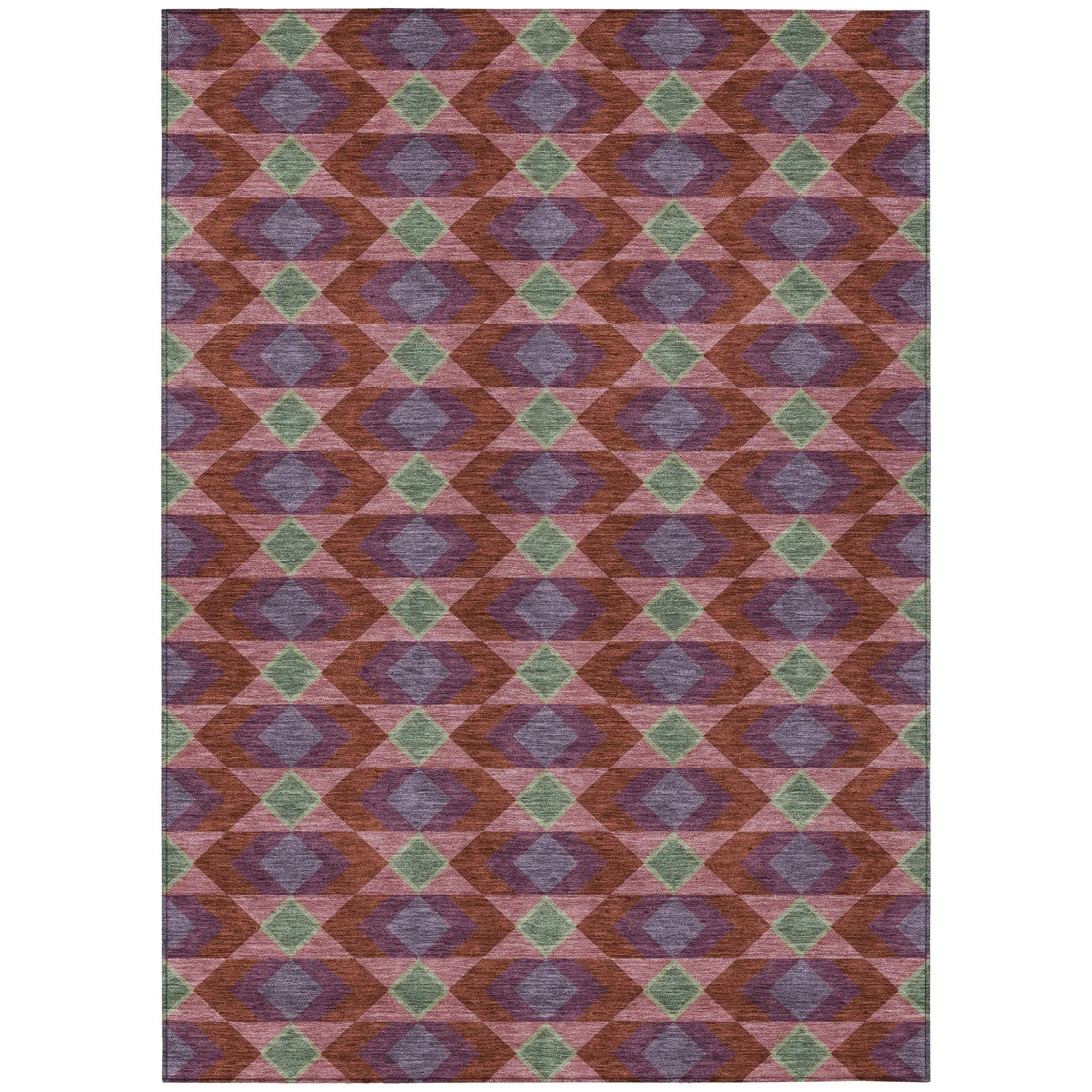 10' X 14' Burgundy And Pewter Geometric Washable Indoor Outdoor Area Rug Homeroots Outdoor