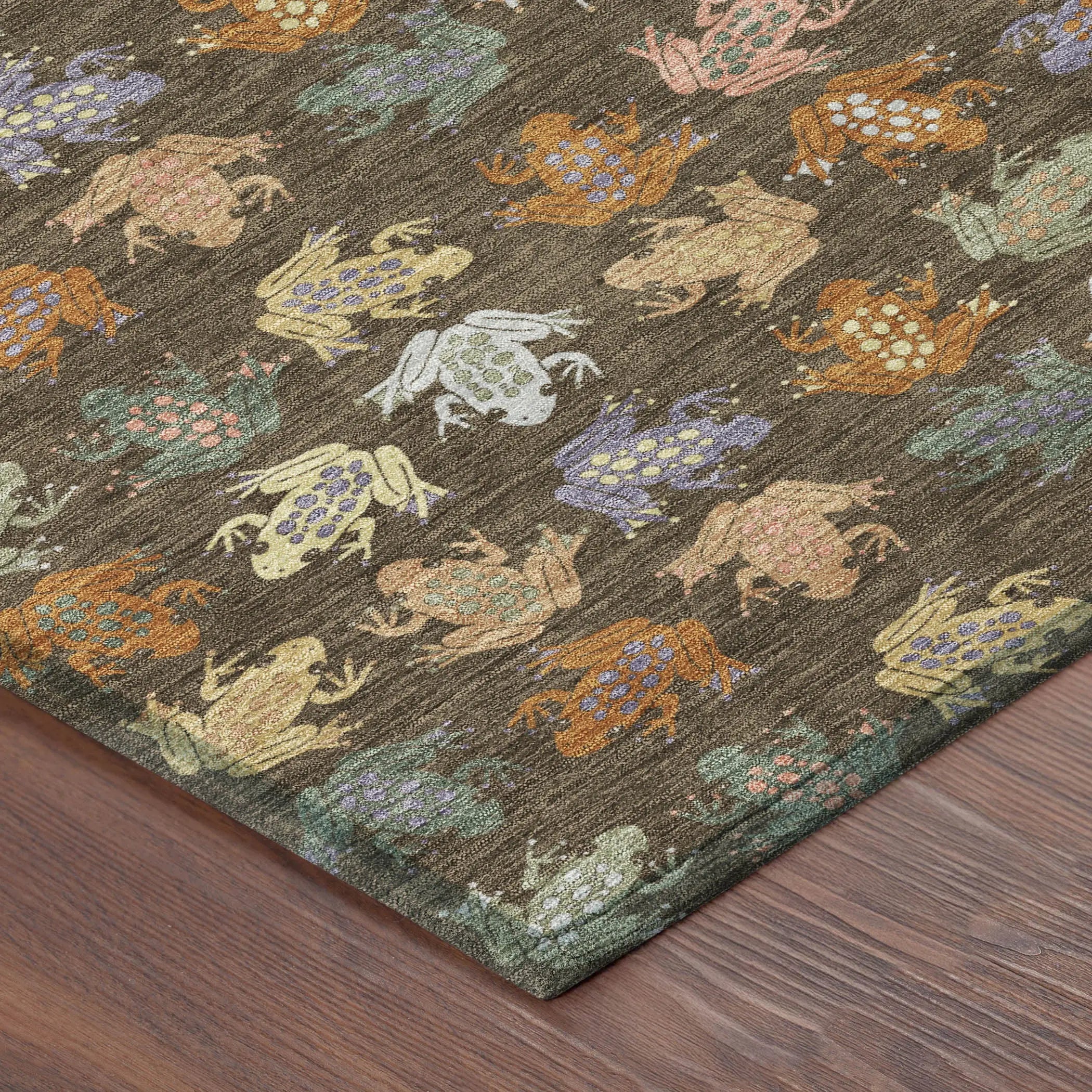 10' X 14' Chocolate And Brown Geometric Washable Indoor Outdoor Area Rug Homeroots Outdoor