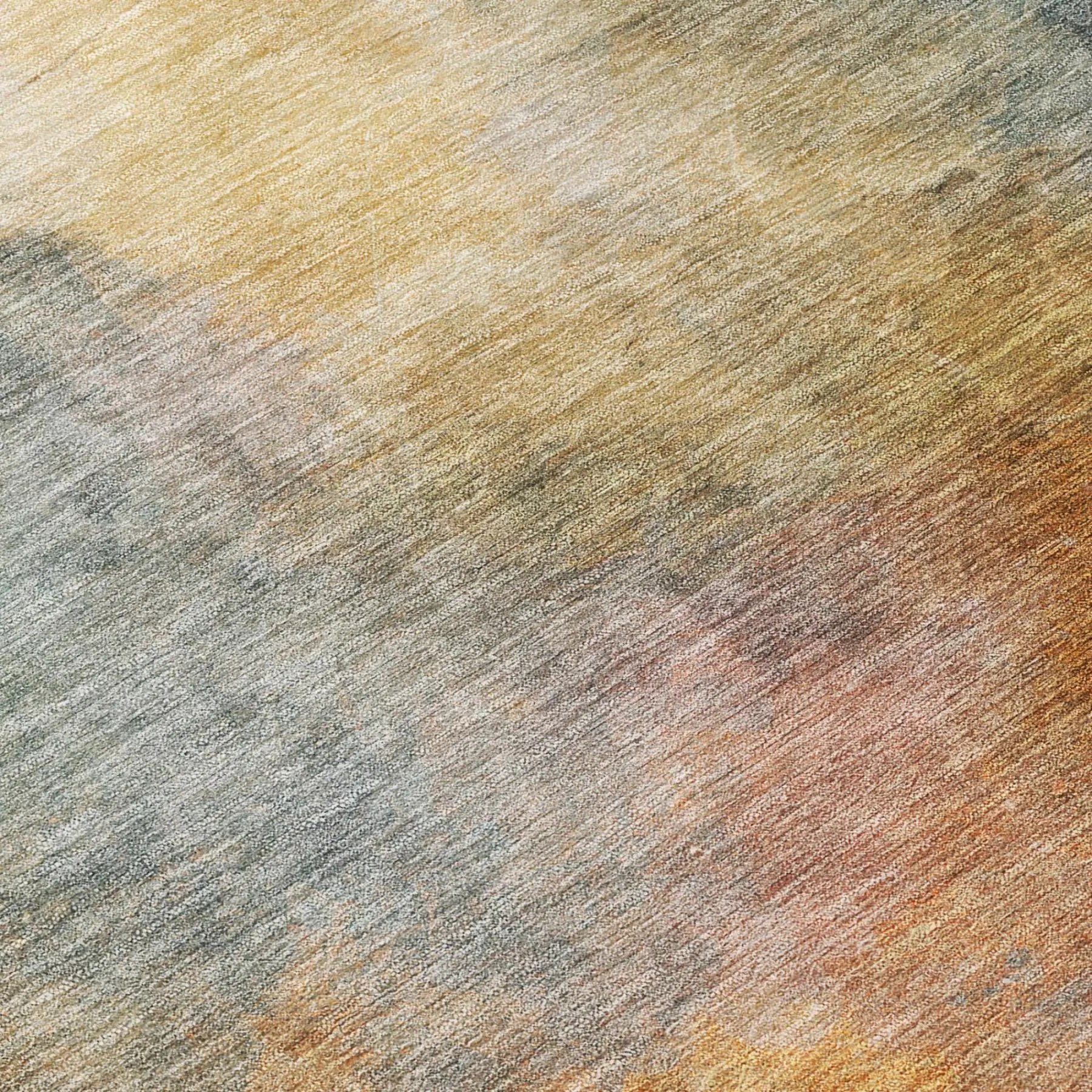 10' X 14' Copper And Orange Abstract Washable Indoor Outdoor Area Rug Homeroots Outdoor