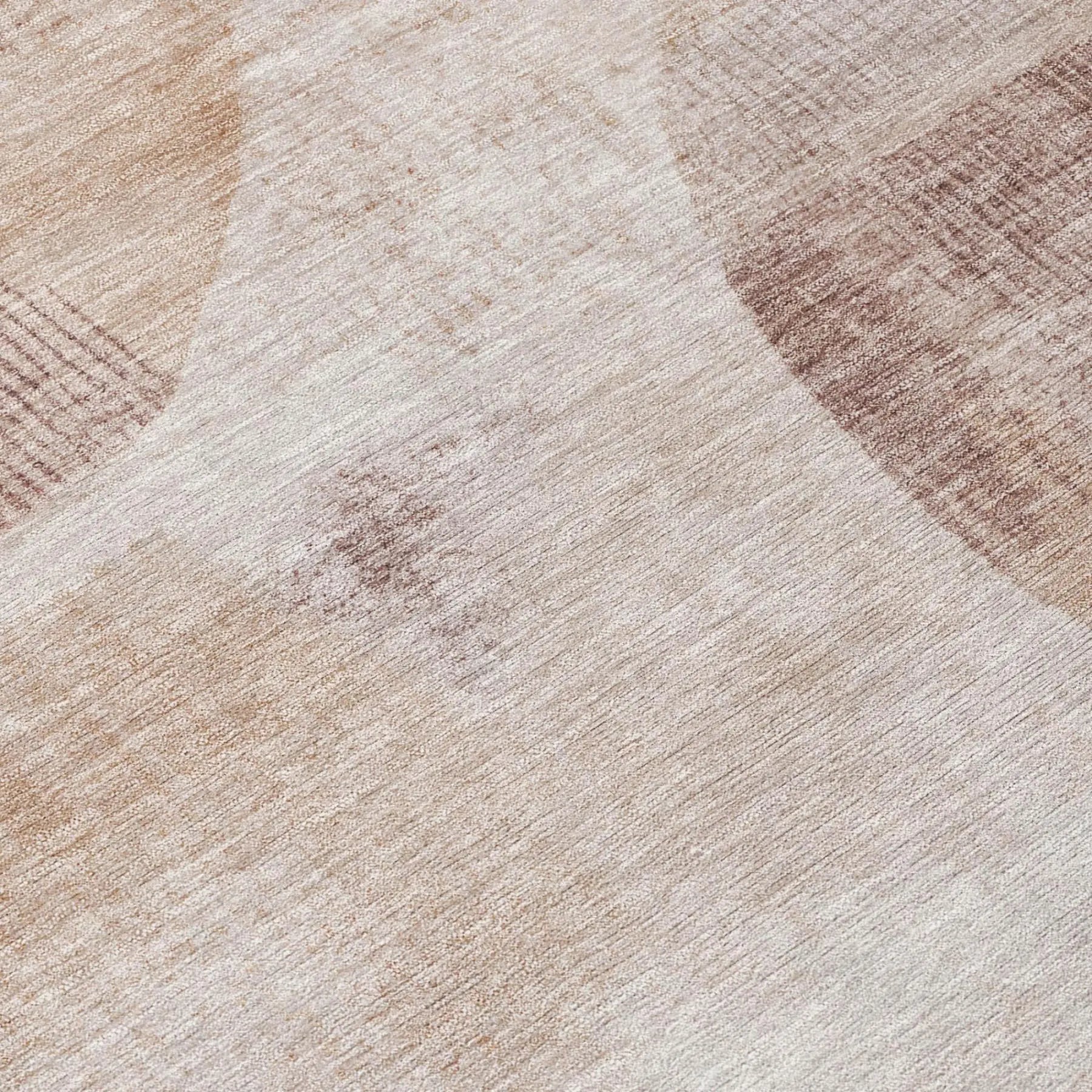 10' X 14' Copper And Orange Geometric Washable Indoor Outdoor Area Rug Homeroots Outdoor