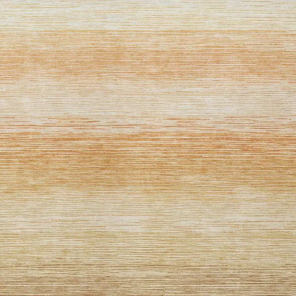10' X 14' Copper And Orange Striped Washable Indoor Outdoor Area Rug Homeroots Outdoor