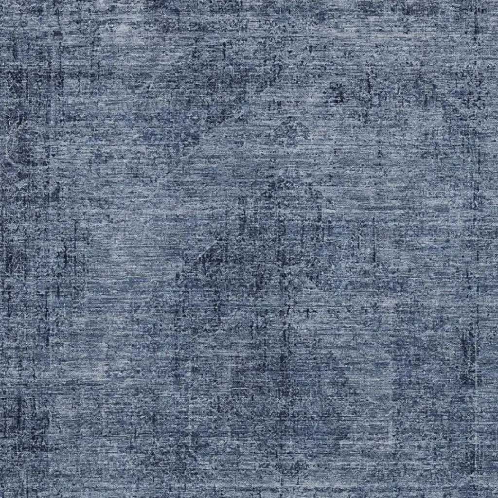 10' X 14' Denim Blue And Blue Oriental Washable Indoor Outdoor Area Rug Homeroots Outdoor