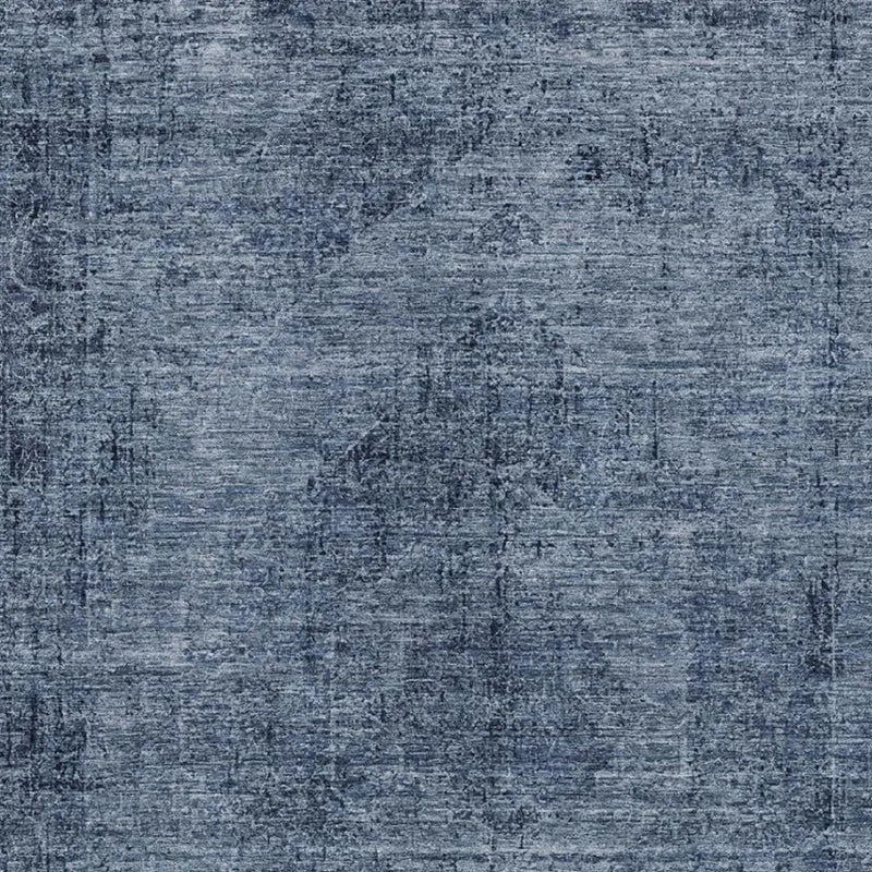 10' X 14' Denim Blue And Blue Oriental Washable Indoor Outdoor Area Rug Homeroots Outdoor