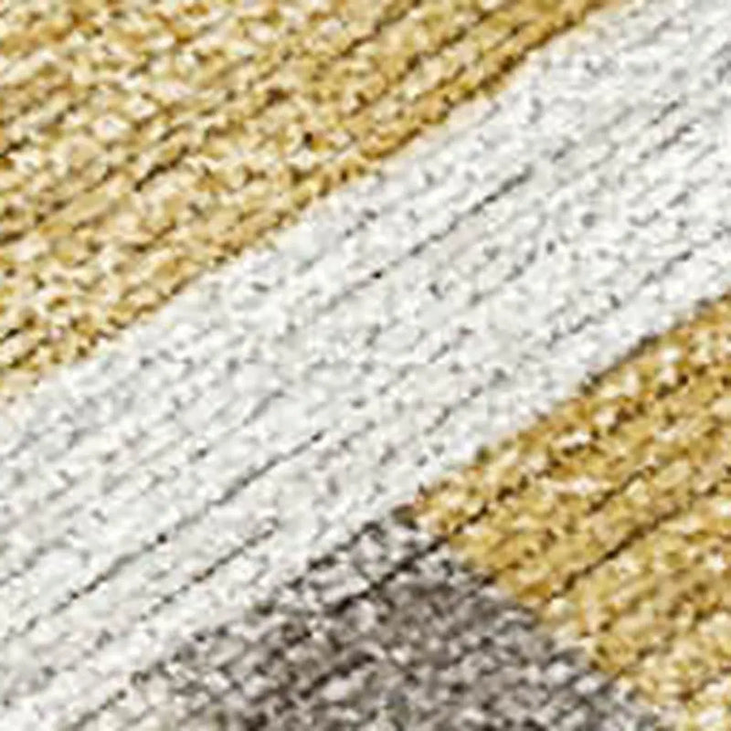 10' X 14' Gold And Ivory Geometric Washable Indoor Outdoor Area Rug Homeroots Outdoor