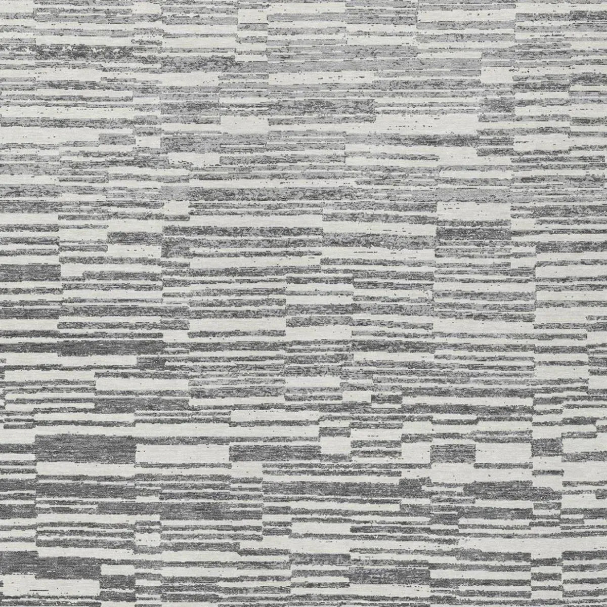 10' X 14' Graphite And Gray Striped Washable Indoor Outdoor Area Rug Homeroots Outdoor