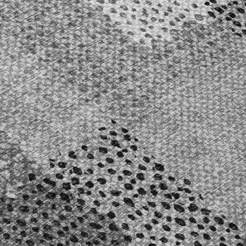 10' X 14' Gray And Graphite Abstract Washable Indoor Outdoor Area Rug Homeroots Outdoor