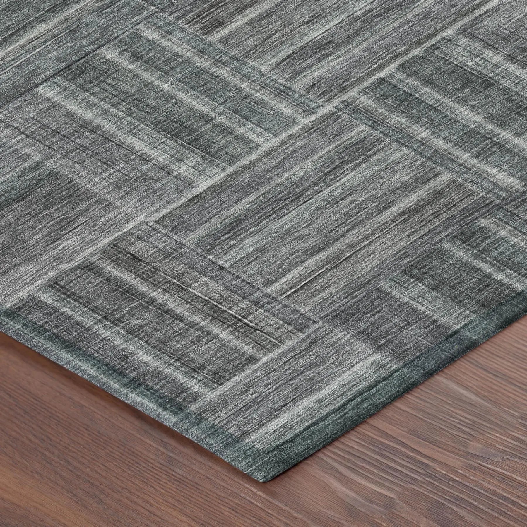 10' X 14' Gray And Graphite Geometric Washable Indoor Outdoor Area Rug Homeroots Outdoor