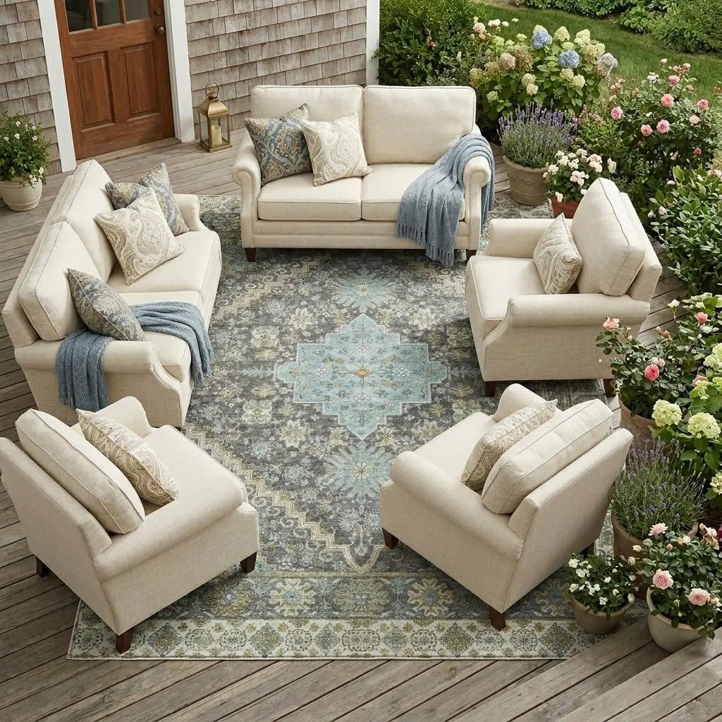 10' X 14' Gray And Graphite Oriental Washable Indoor Outdoor Area Rug Homeroots Outdoor