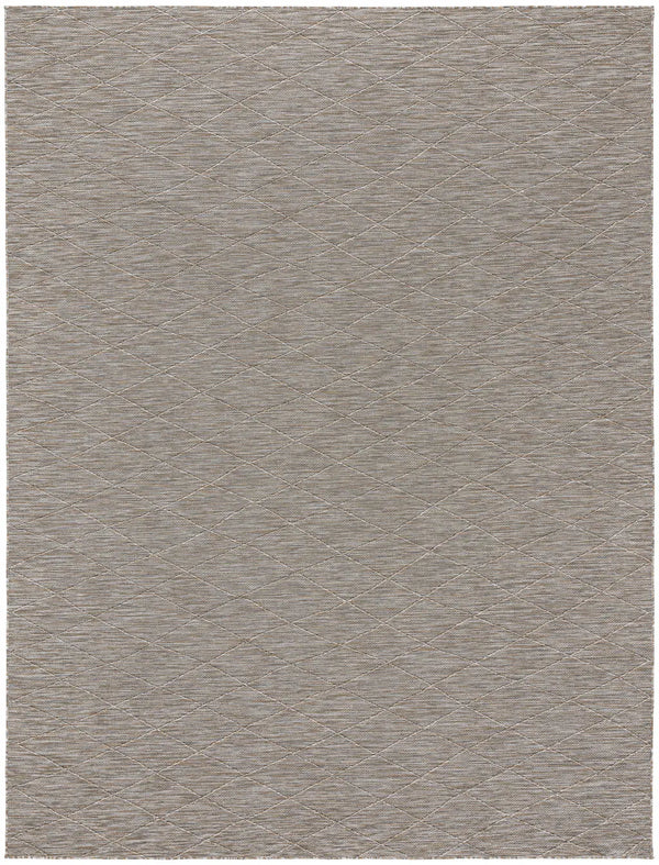 10' X 14' Gray And Light Gray Geometric Indoor Outdoor Area Rug Homeroots Outdoor