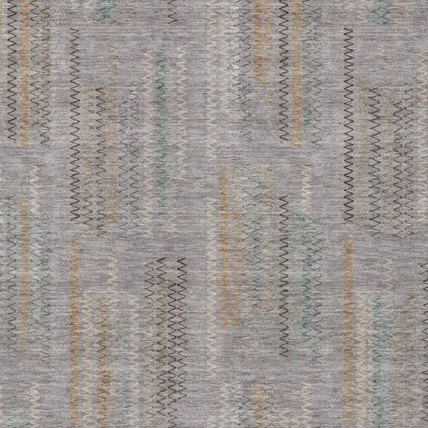 10' X 14' Gray And Silver Abstract Washable Indoor Outdoor Area Rug Homeroots Outdoor
