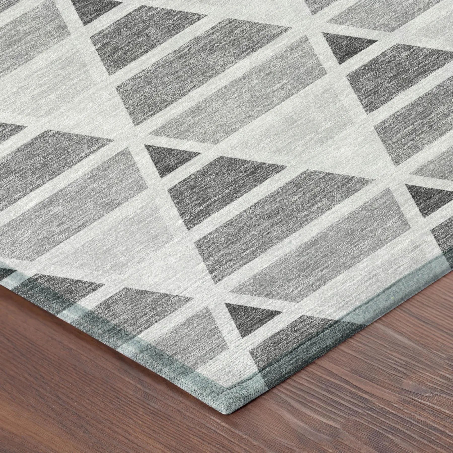 10' X 14' Gray And Silver Geometric Washable Indoor Outdoor Area Rug Homeroots Outdoor