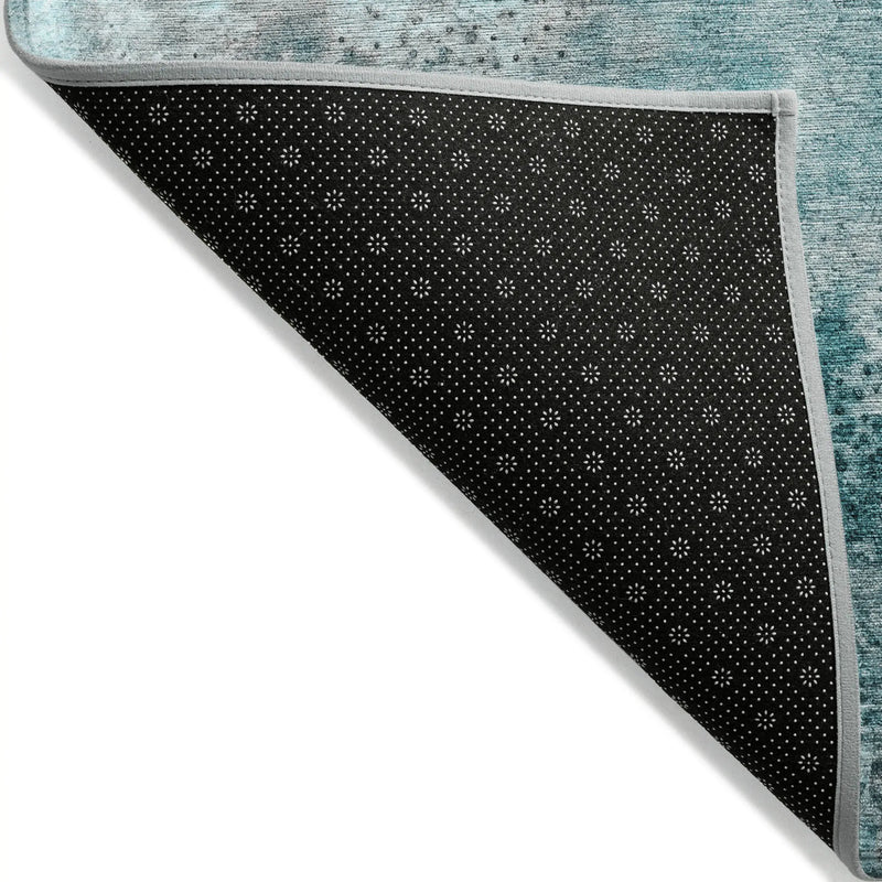 10' X 14' Gray and Ivory Abstract Washable Non Skid Indoor Outdoor Area Rug Homeroots Outdoor