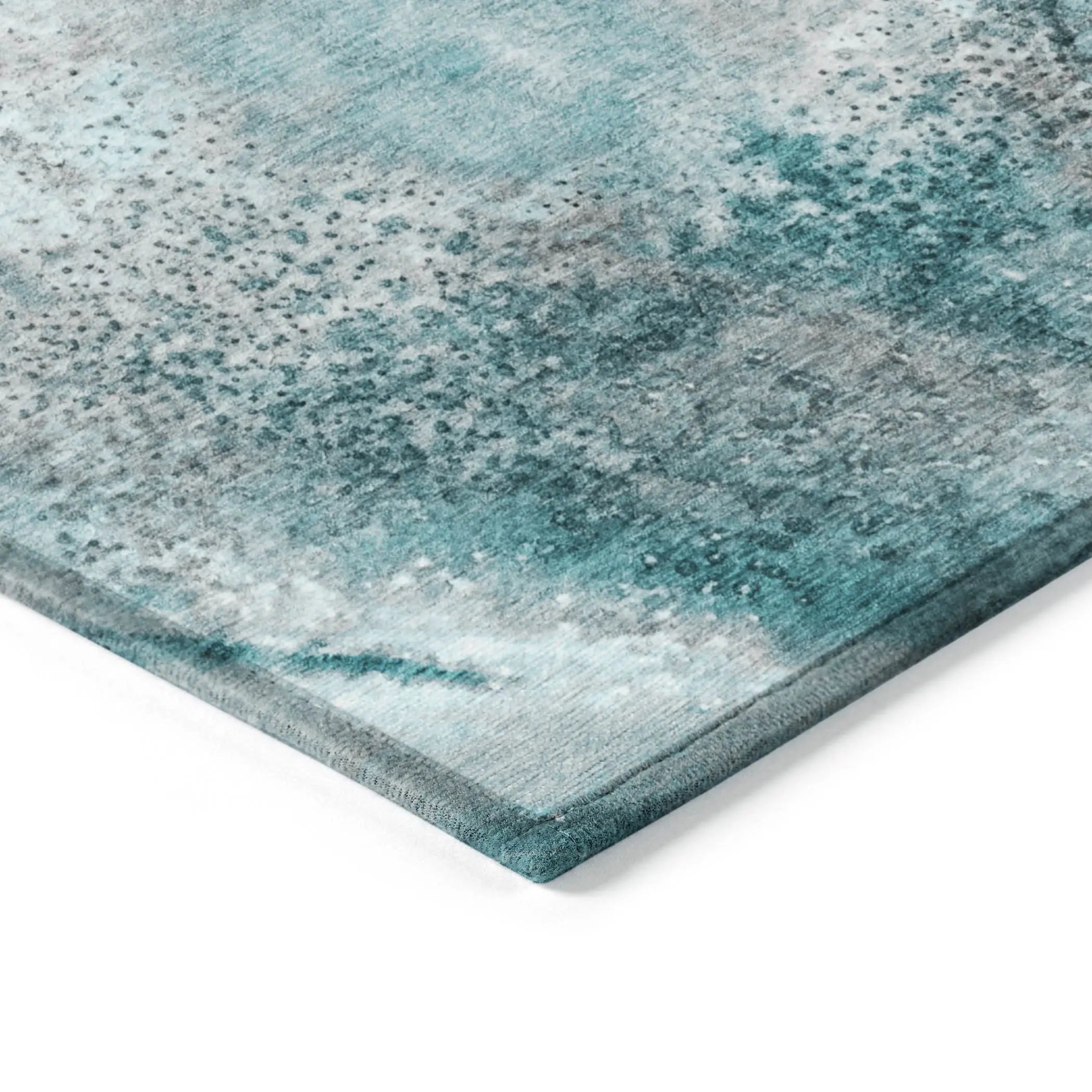 10' X 14' Gray and Ivory Abstract Washable Non Skid Indoor Outdoor Area Rug Homeroots Outdoor