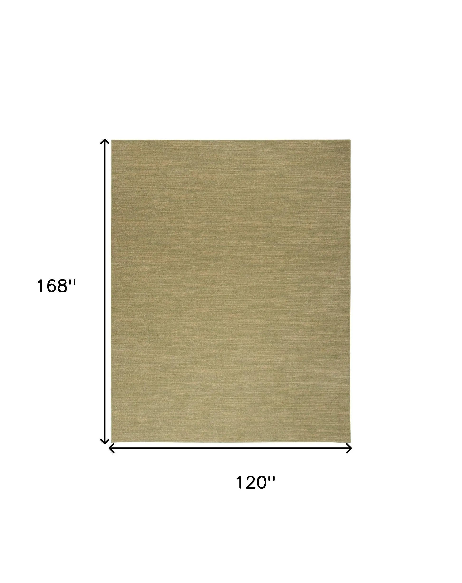 10' X 14' Green And Gold Abstract Indoor Outdoor Area Rug Homeroots Outdoor