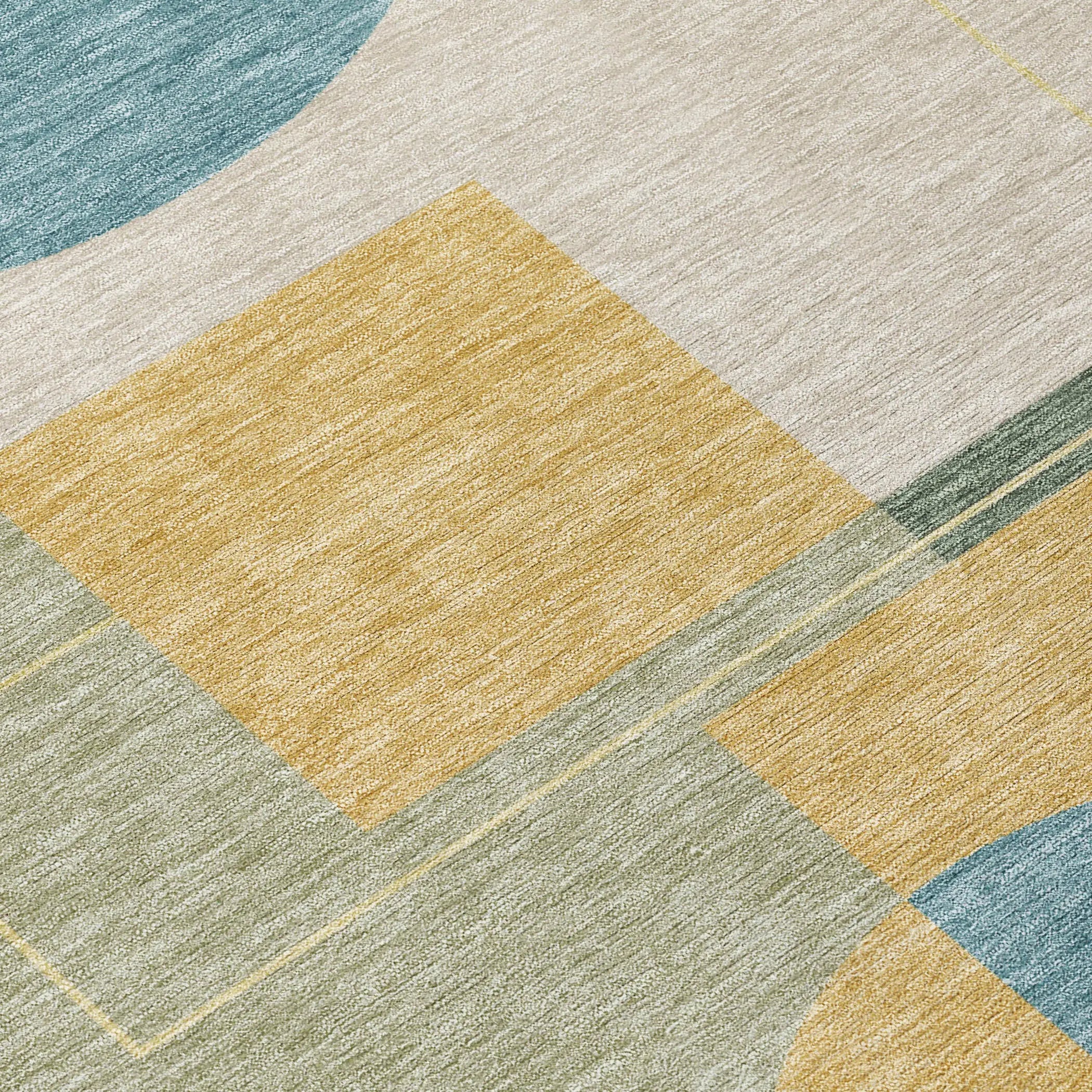 10' X 14' Green And Sage Geometric Washable Indoor Outdoor Area Rug Homeroots Outdoor