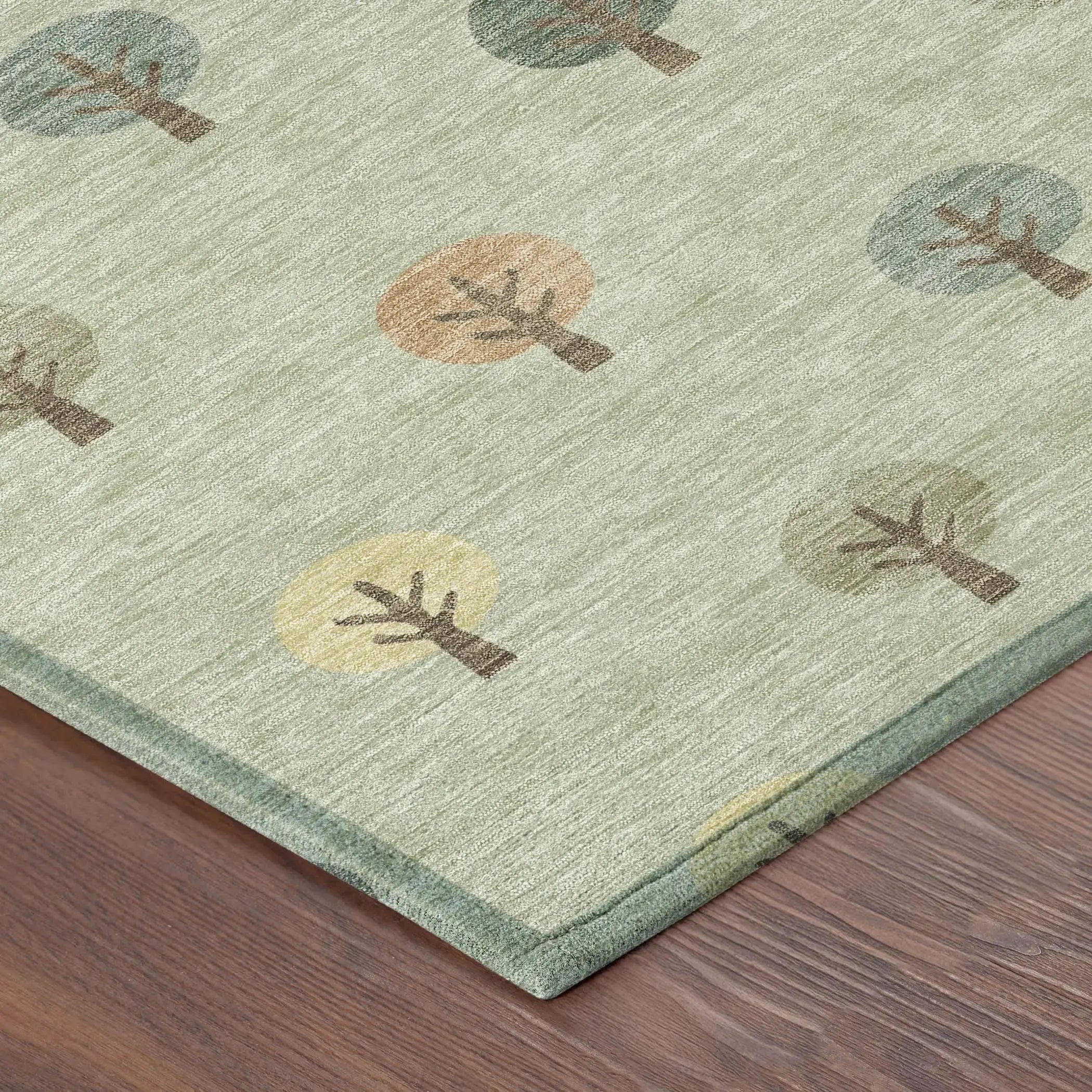 10' X 14' Green And Wheat Geometric Washable Indoor Outdoor Area Rug Homeroots Outdoor