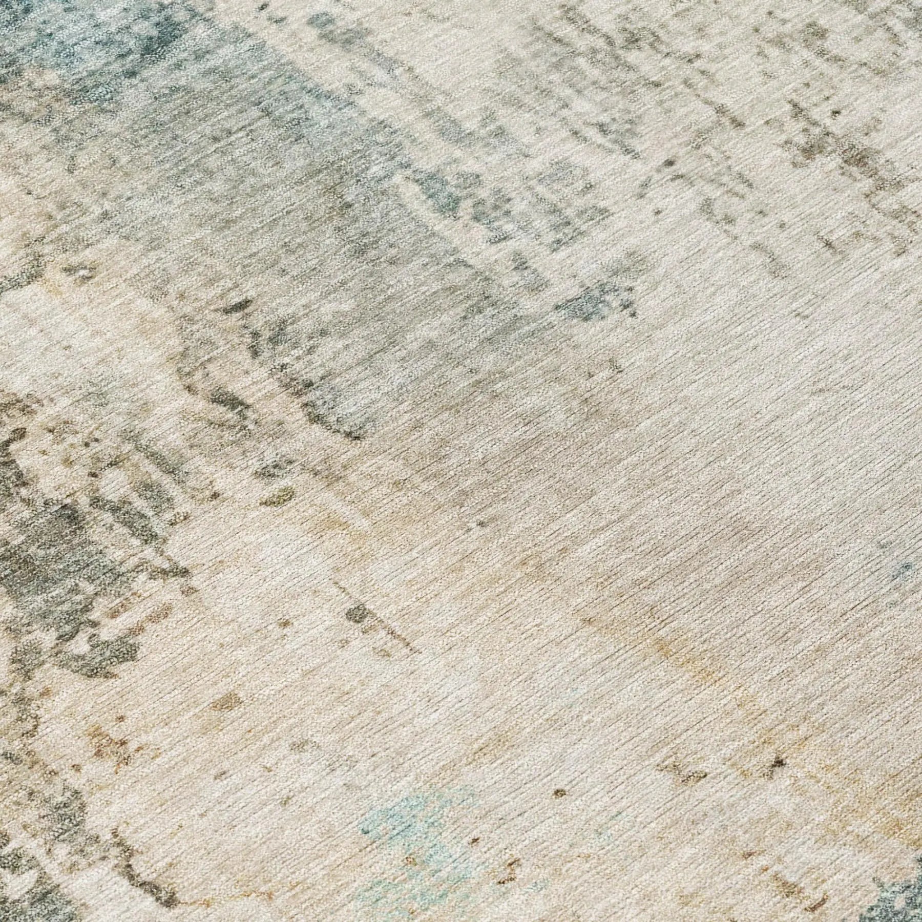10' X 14' Ivory And Beige Abstract Washable Indoor Outdoor Area Rug Homeroots Outdoor