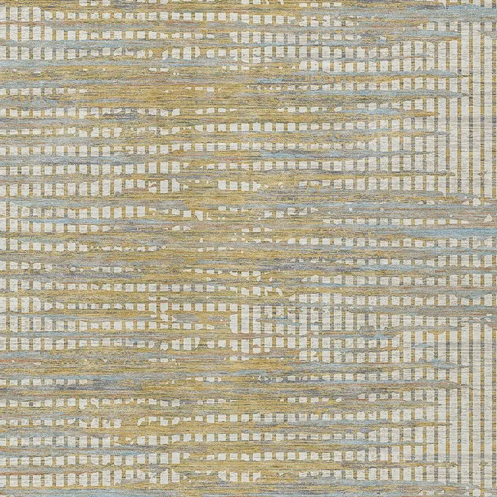 10' X 14' Ivory And Beige Abstract Washable Indoor Outdoor Area Rug Homeroots Outdoor