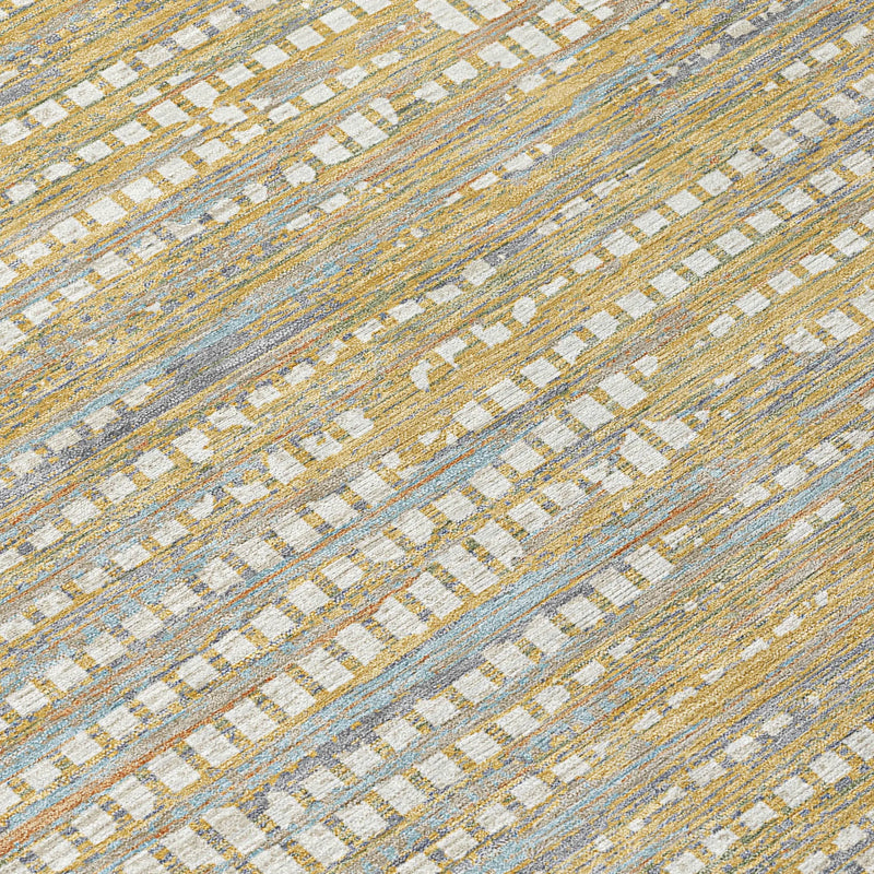 10' X 14' Ivory And Beige Abstract Washable Indoor Outdoor Area Rug Homeroots Outdoor