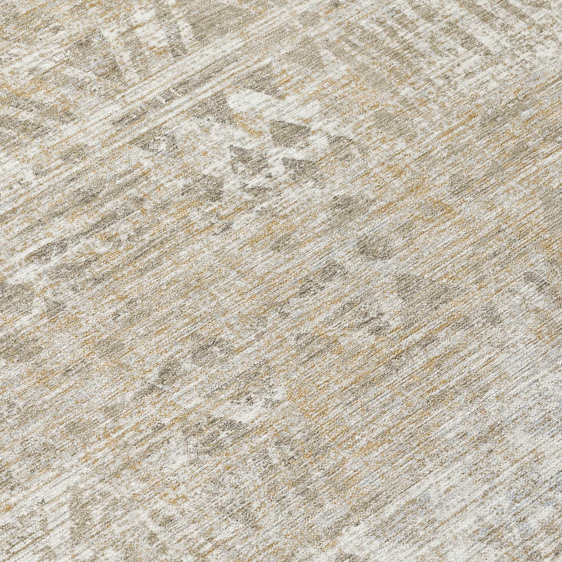 10' X 14' Ivory And Beige Geometric Washable Indoor Outdoor Area Rug Homeroots Outdoor