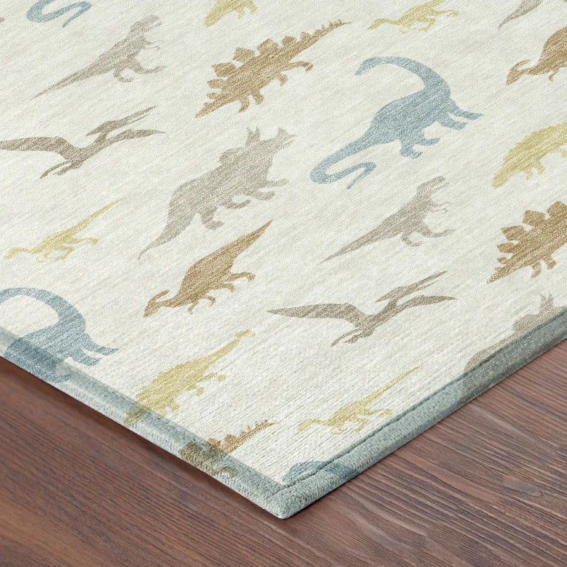 10' X 14' Ivory And Beige Geometric Washable Indoor Outdoor Area Rug Homeroots Outdoor