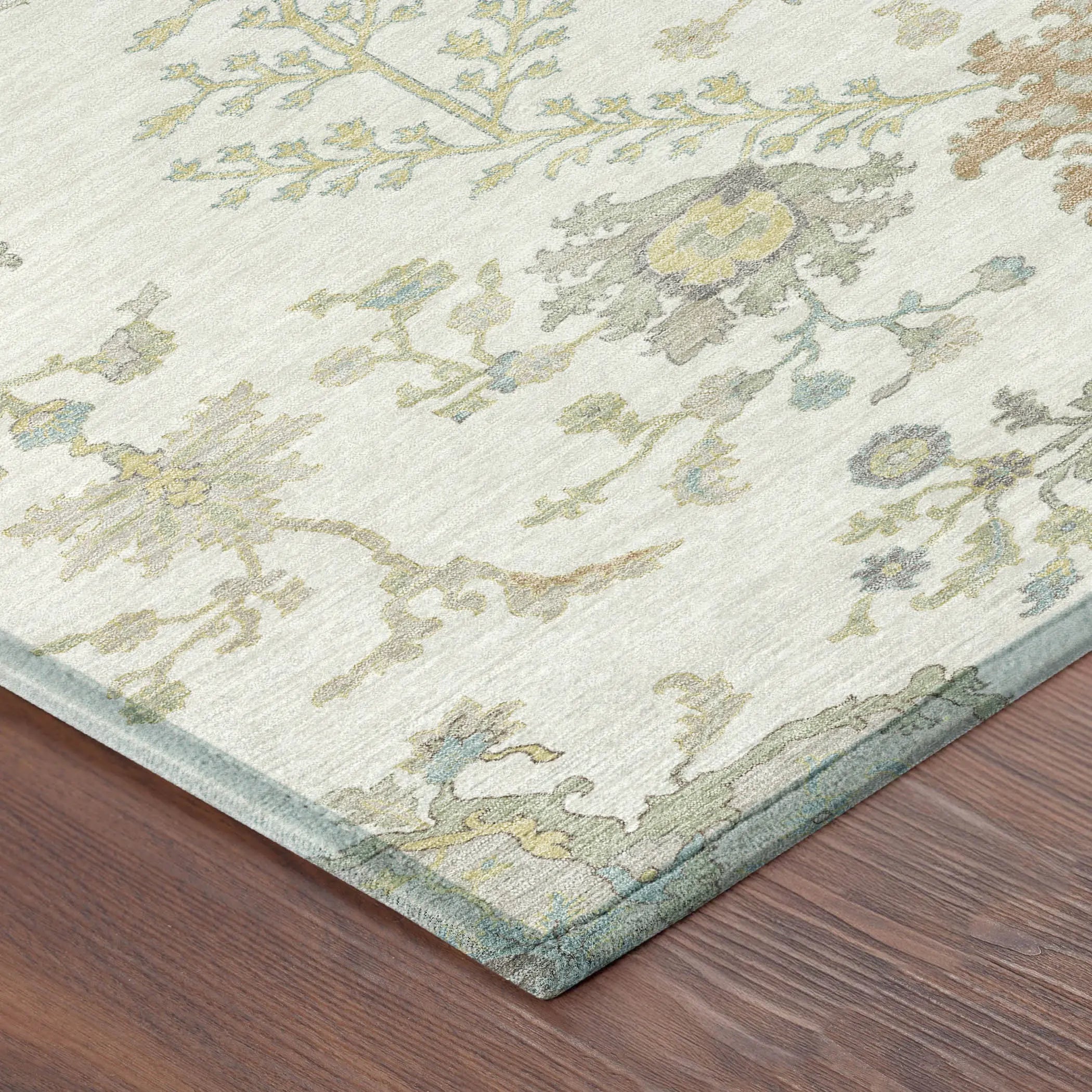 10' X 14' Ivory And Beige Oriental Washable Indoor Outdoor Area Rug Homeroots Outdoor