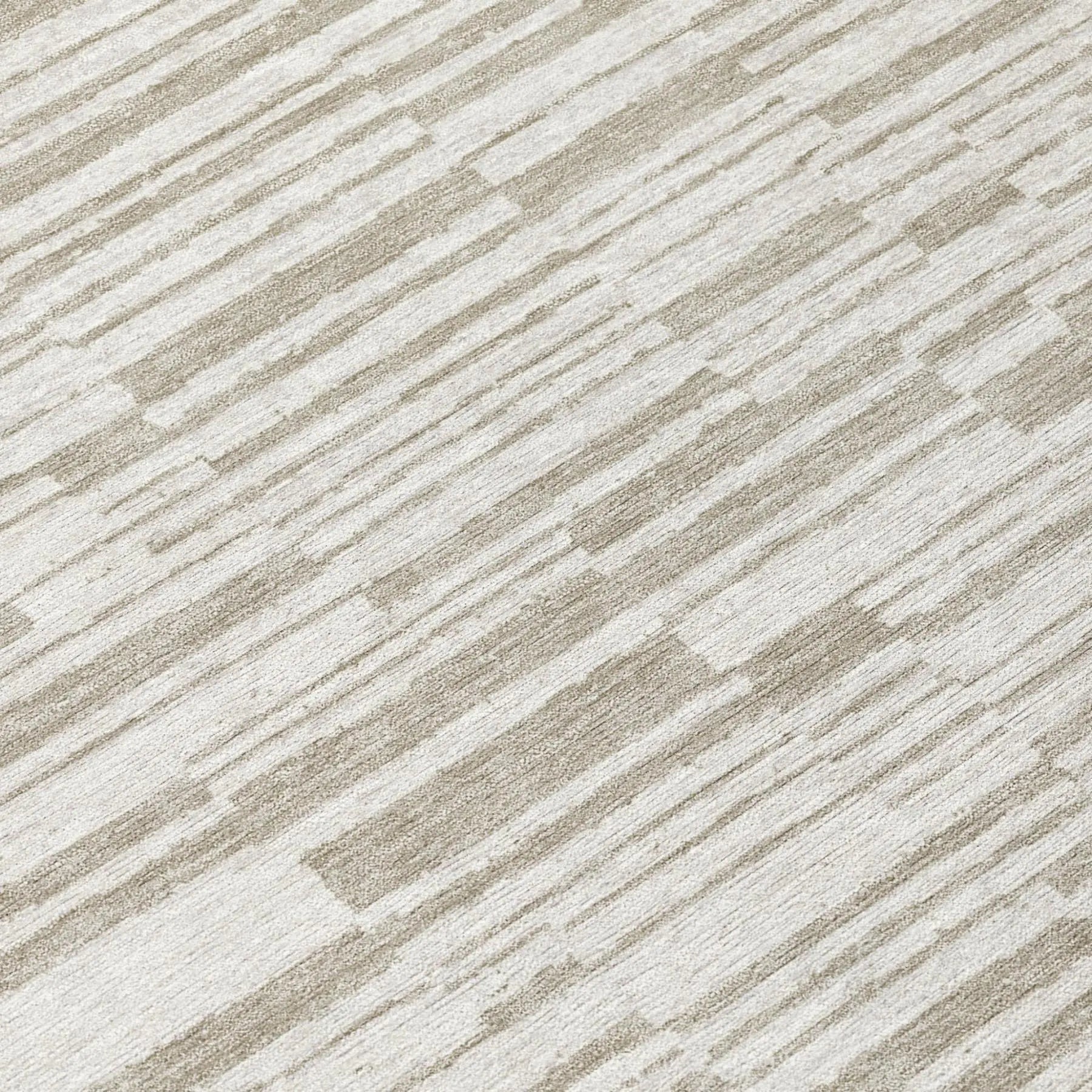 10' X 14' Ivory And Beige Striped Washable Indoor Outdoor Area Rug Homeroots Outdoor