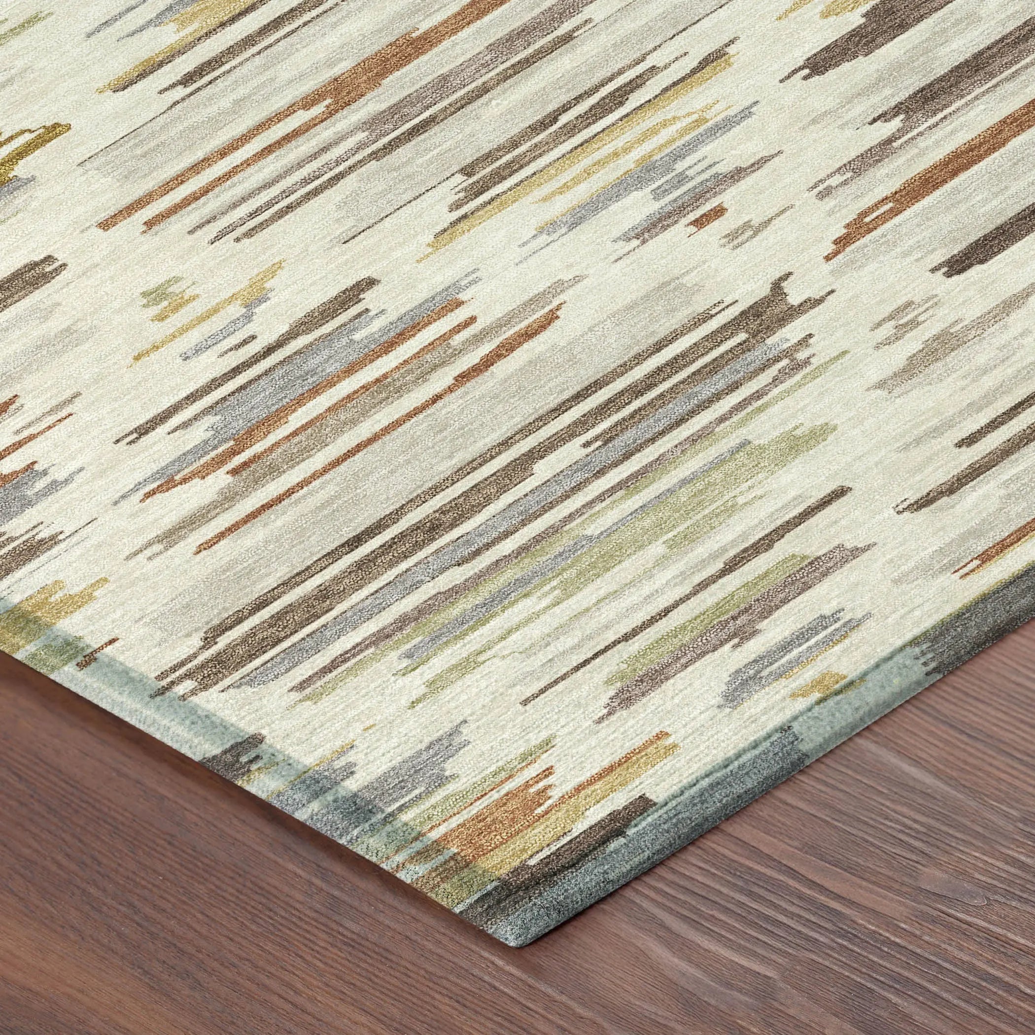 10' X 14' Ivory And Brown Southwestern Washable Indoor Outdoor Area Rug Homeroots Outdoor