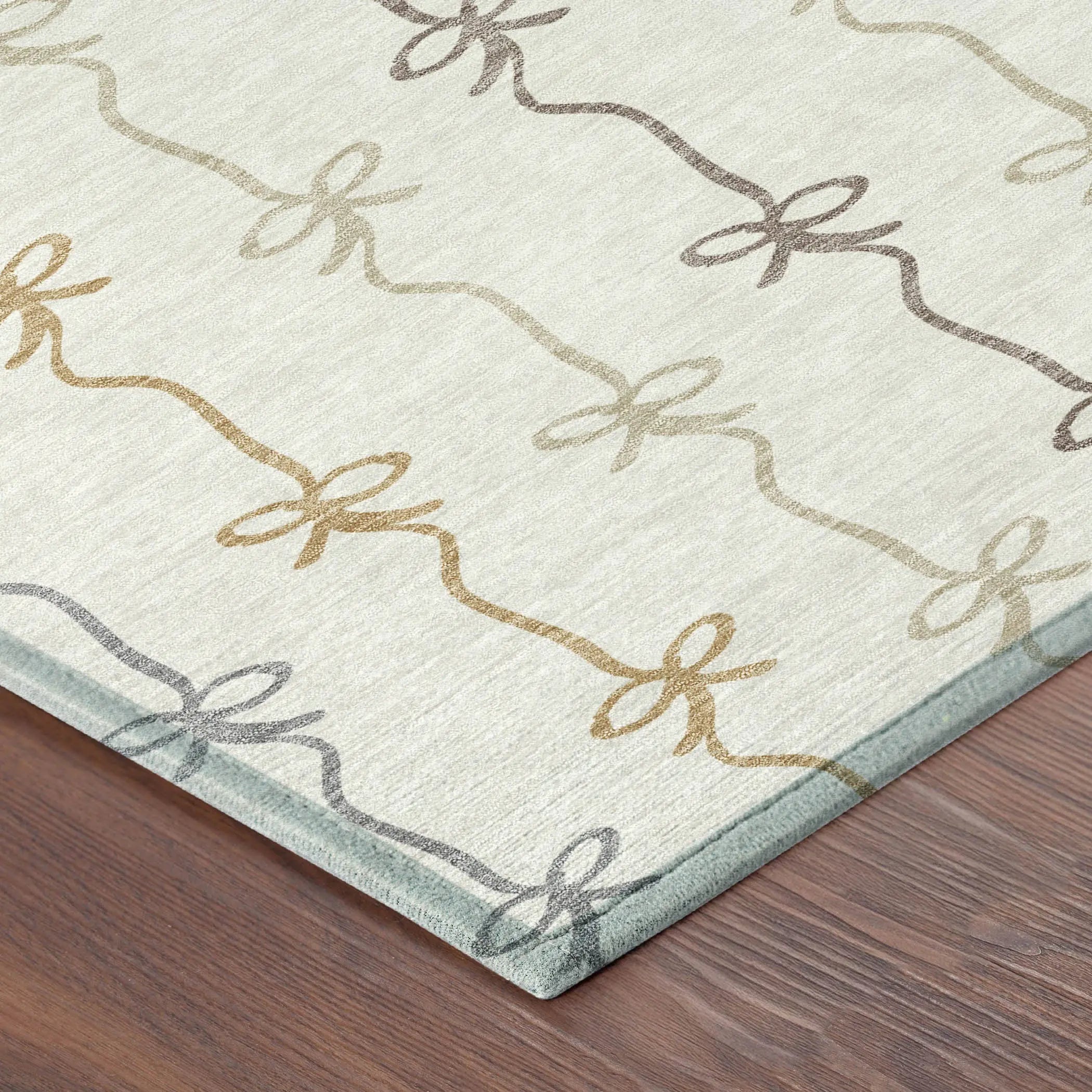 10' X 14' Ivory And Gray Southwestern Washable Indoor Outdoor Area Rug Homeroots Outdoor