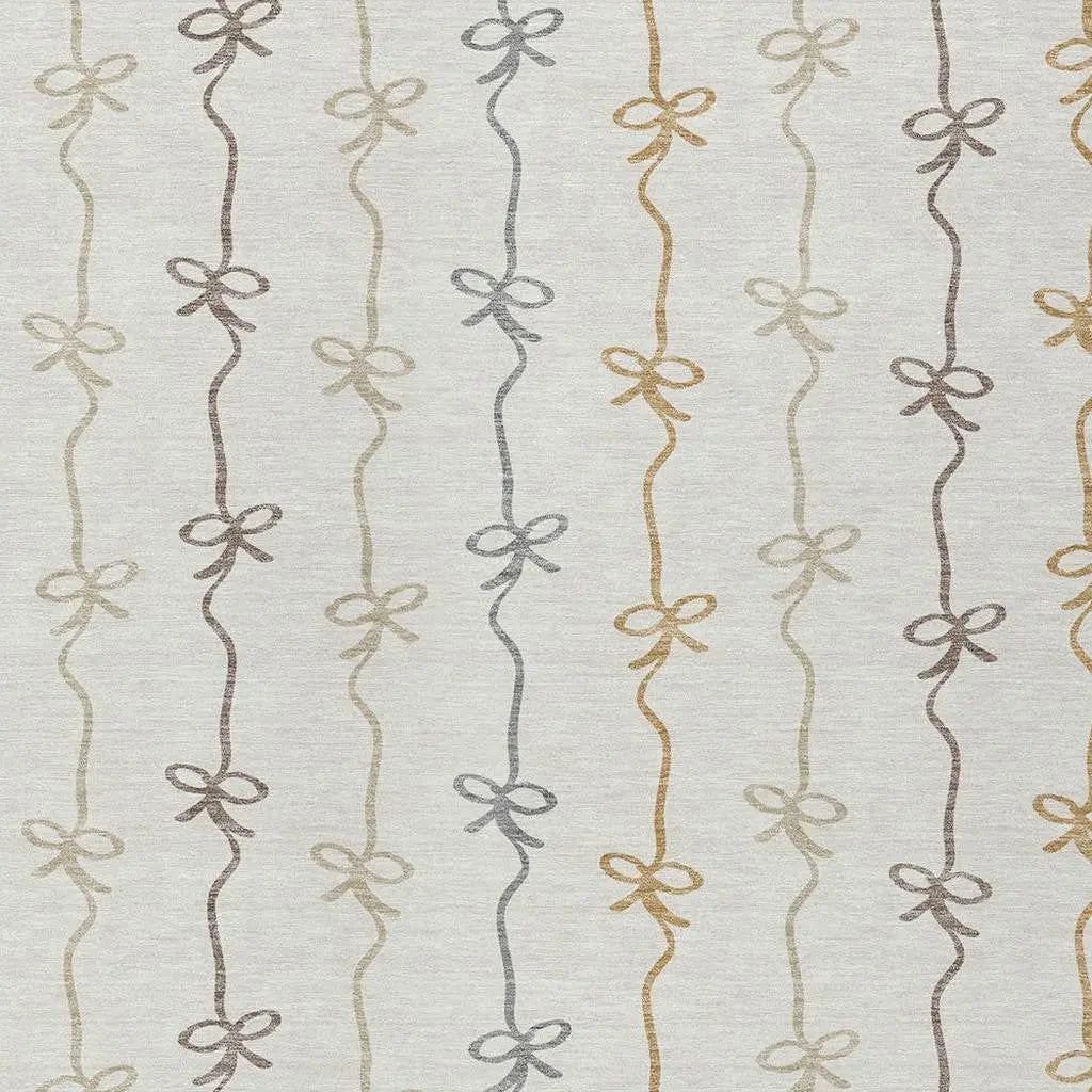 10' X 14' Ivory And Gray Southwestern Washable Indoor Outdoor Area Rug Homeroots Outdoor