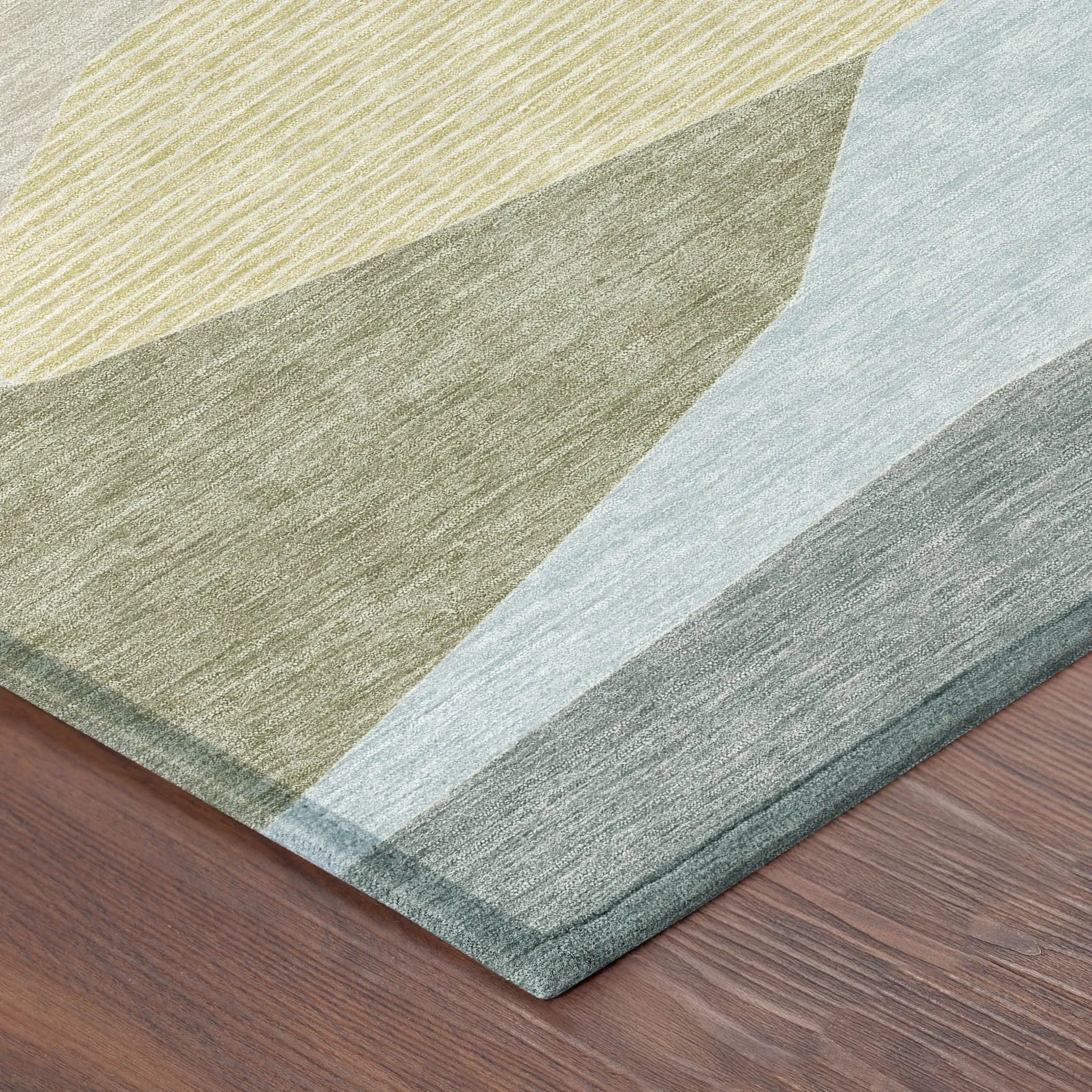 10' X 14' Ivory And Green Geometric Washable Indoor Outdoor Area Rug Homeroots Outdoor