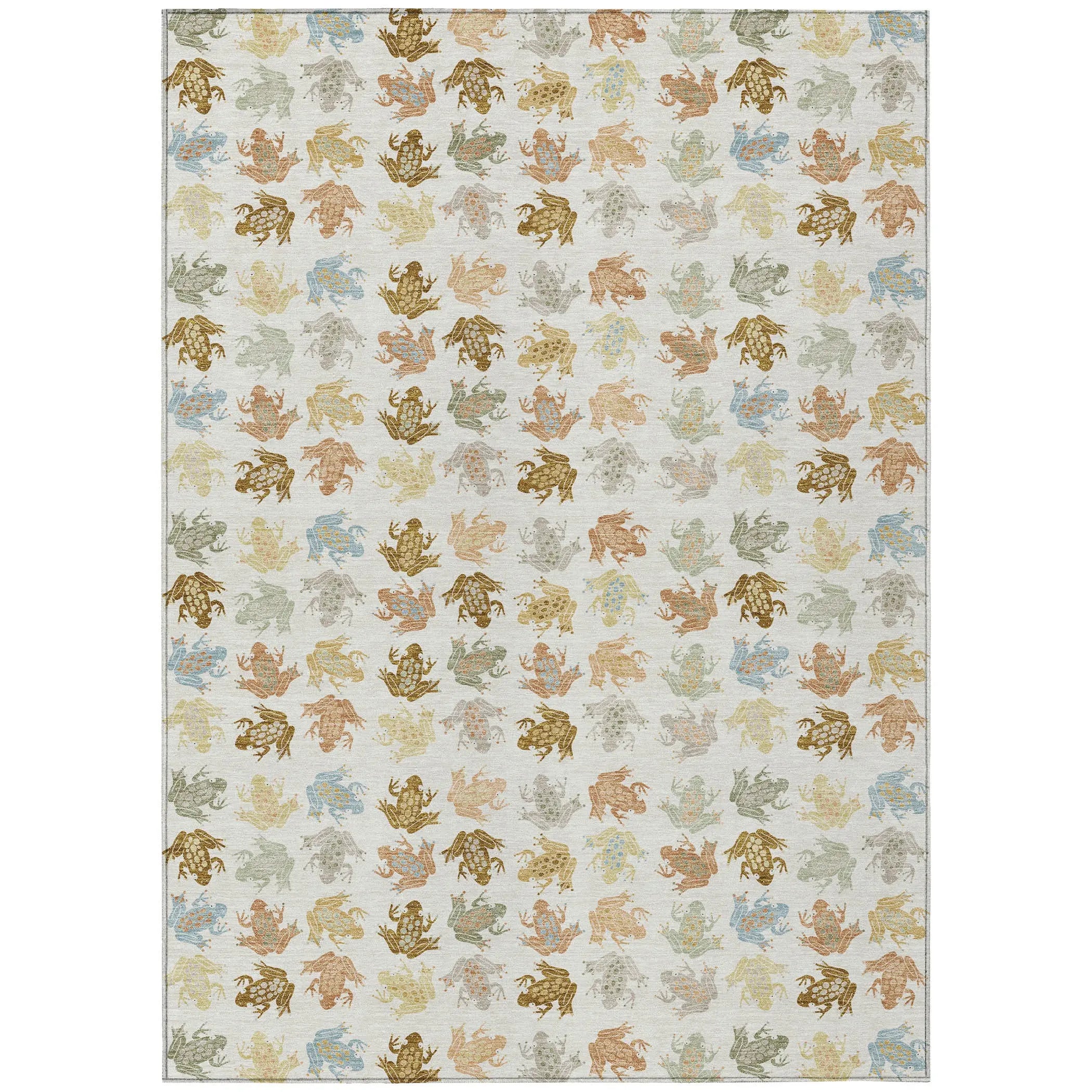 10' X 14' Ivory And Linen Geometric Washable Indoor Outdoor Area Rug Homeroots Outdoor