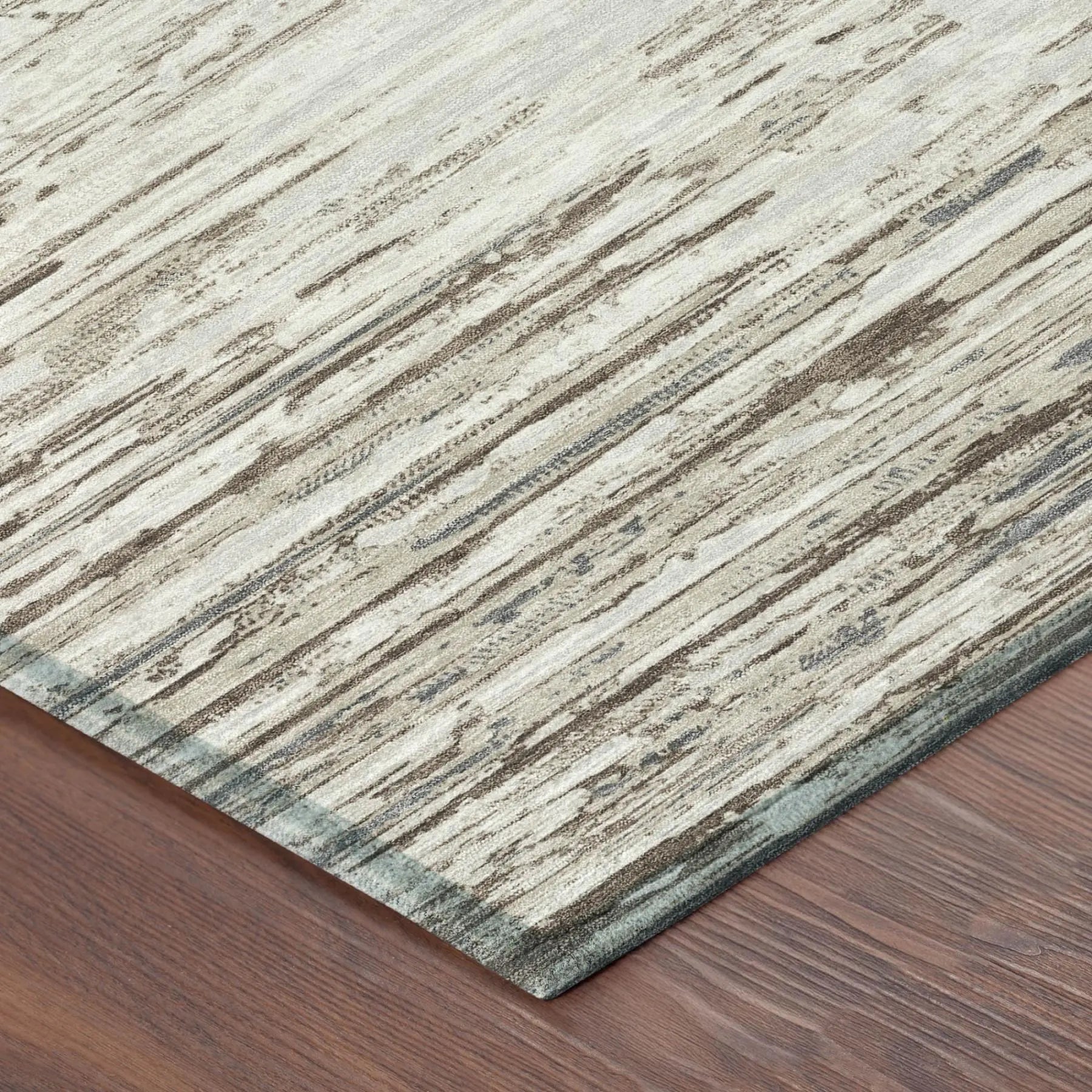 10' X 14' Ivory And Silver Abstract Washable Indoor Outdoor Area Rug Homeroots Outdoor