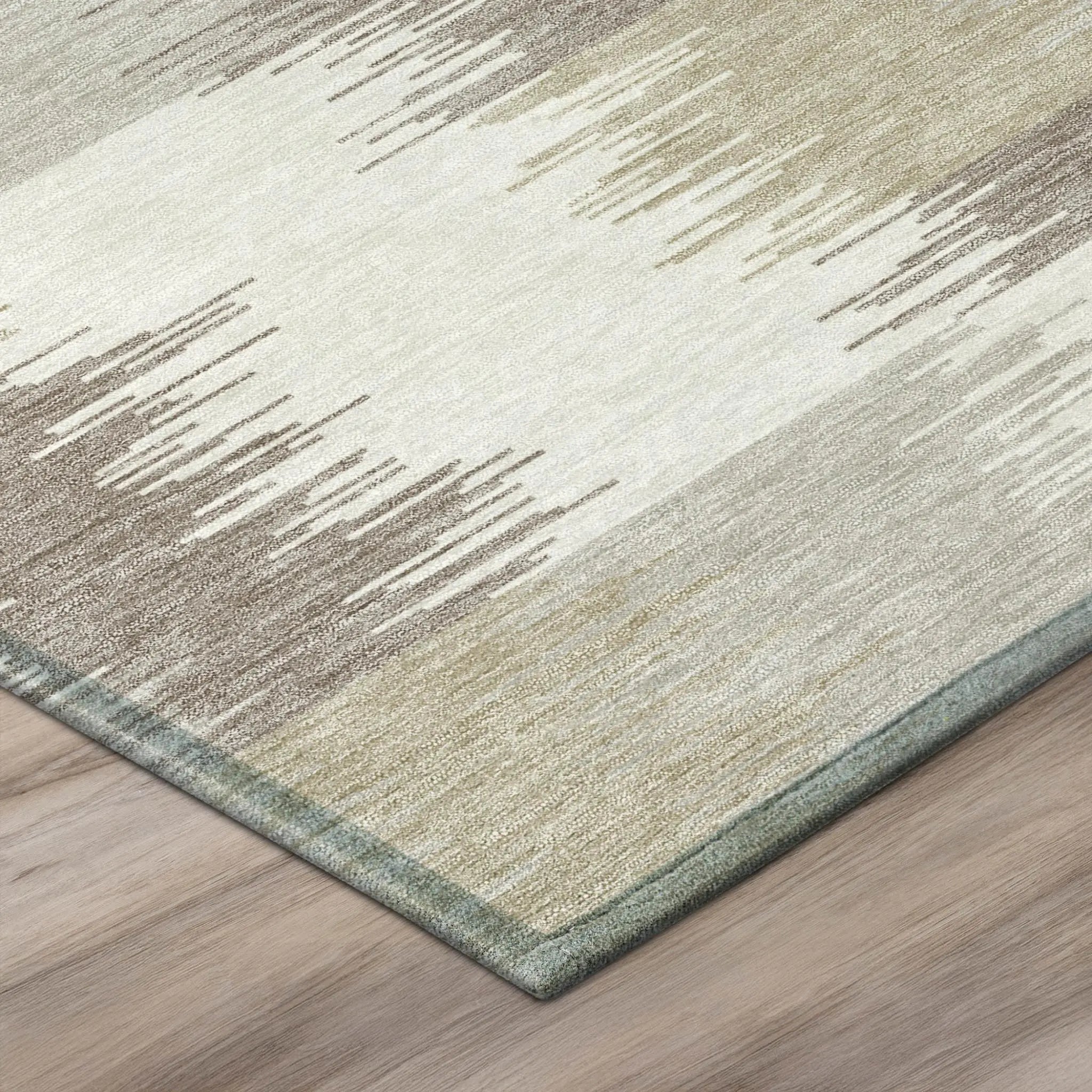 10' X 14' Ivory And Silver Geometric Washable Indoor Outdoor Area Rug Homeroots Outdoor