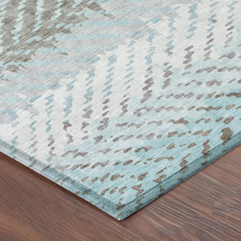 10' X 14' Ivory And Taupe Striped Washable Indoor Outdoor Area Rug Homeroots Outdoor