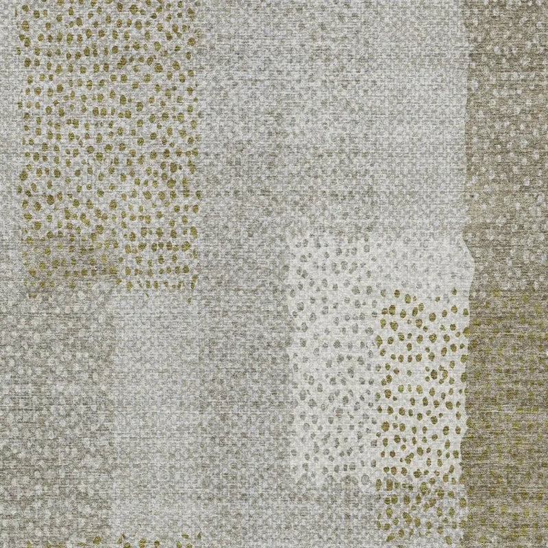 10' X 14' Khaki And Brown Abstract Washable Indoor Outdoor Area Rug Homeroots Outdoor