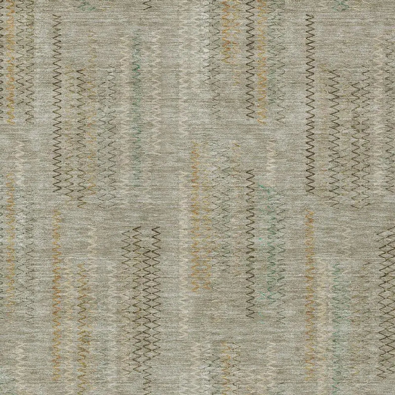10' X 14' Khaki And Brown Abstract Washable Indoor Outdoor Area Rug Homeroots Outdoor