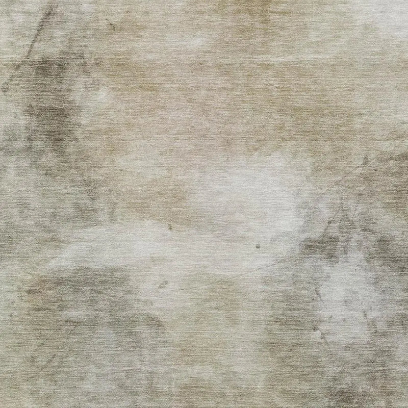 10' X 14' Khaki And Brown Abstract Washable Indoor Outdoor Area Rug Homeroots Outdoor