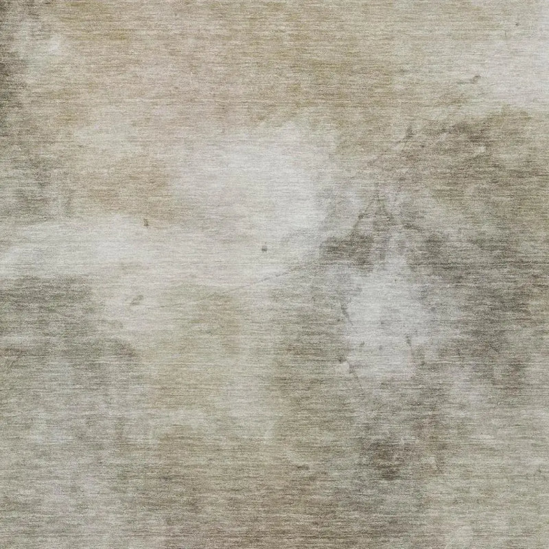 10' X 14' Khaki And Brown Abstract Washable Indoor Outdoor Area Rug Homeroots Outdoor