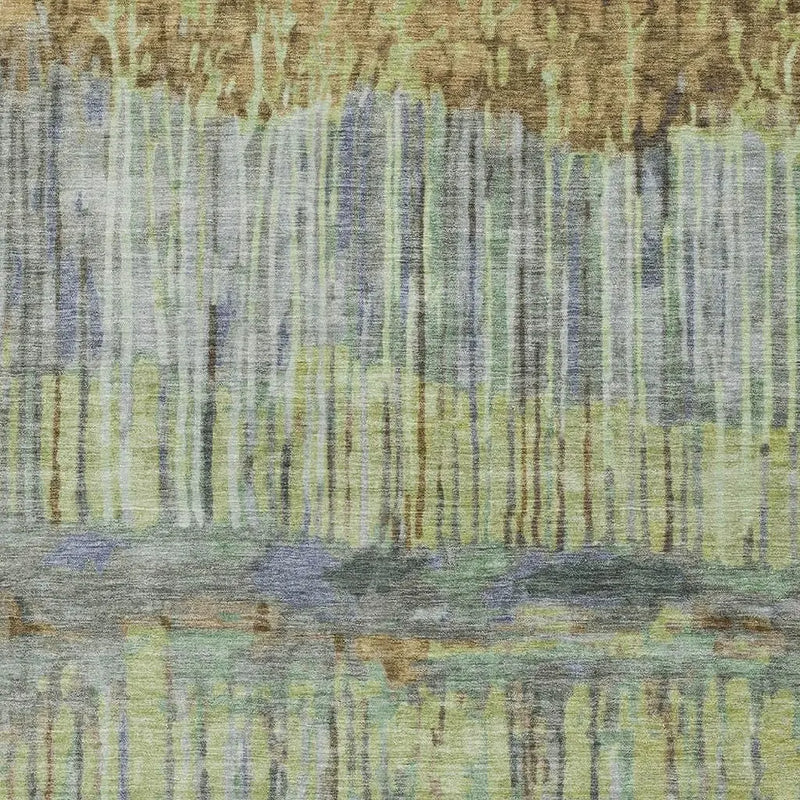 10' X 14' Khaki And Taupe Abstract Washable Indoor Outdoor Area Rug Homeroots Outdoor