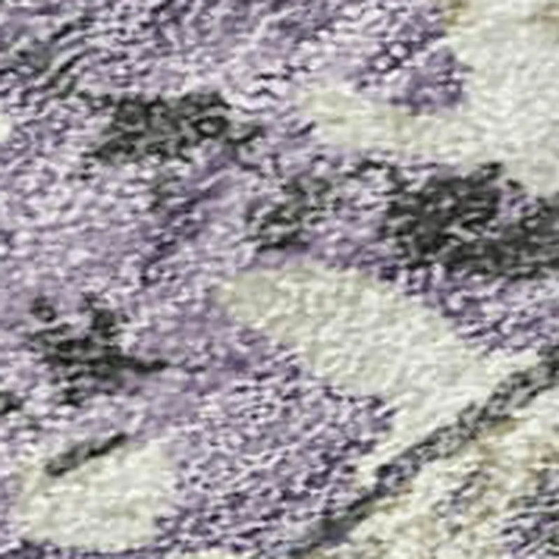 10' X 14' Lavender And Plum Abstract Washable Indoor Outdoor Area Rug Homeroots Outdoor