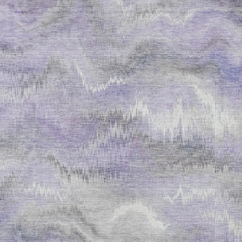 10' X 14' Lavender And Purple Abstract Washable Indoor Outdoor Area Rug Homeroots Outdoor
