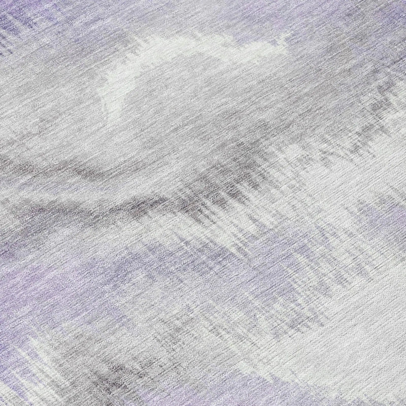 10' X 14' Lavender And Purple Abstract Washable Indoor Outdoor Area Rug Homeroots Outdoor