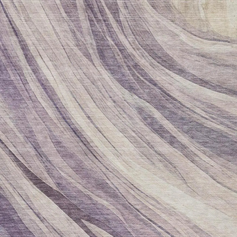 10' X 14' Lavender And Purple Abstract Washable Indoor Outdoor Area Rug Homeroots Outdoor