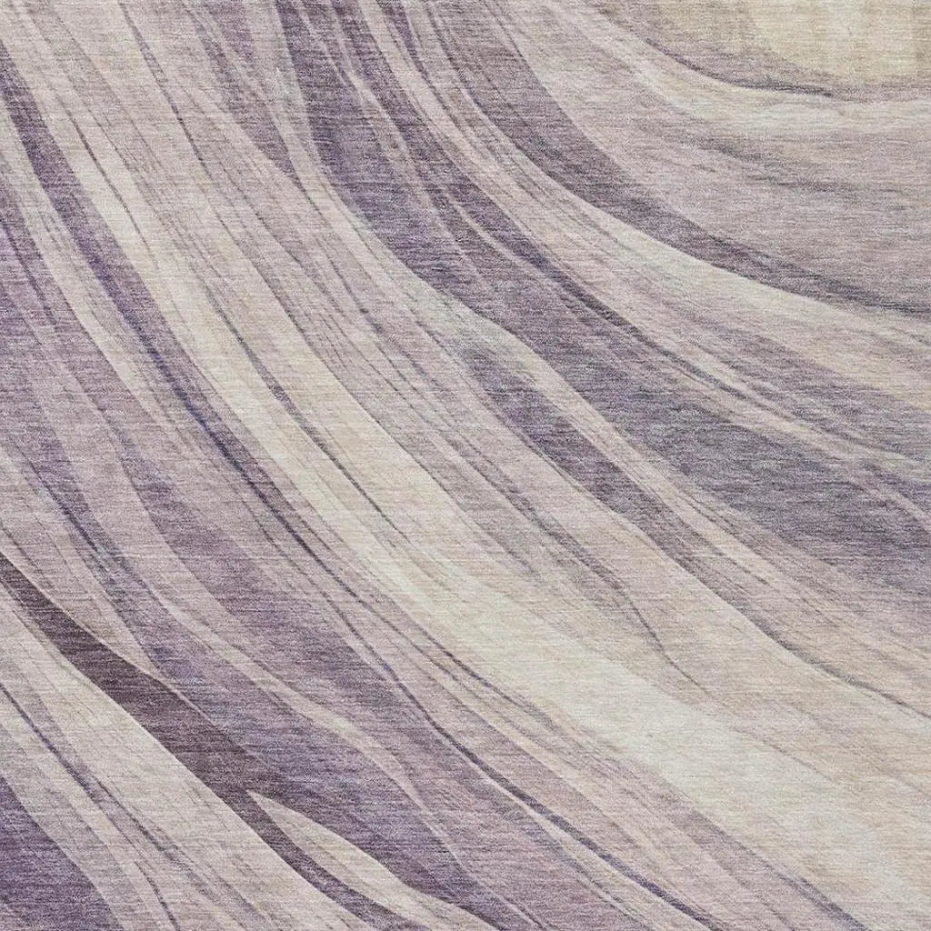 10' X 14' Lavender And Purple Abstract Washable Indoor Outdoor Area Rug Homeroots Outdoor