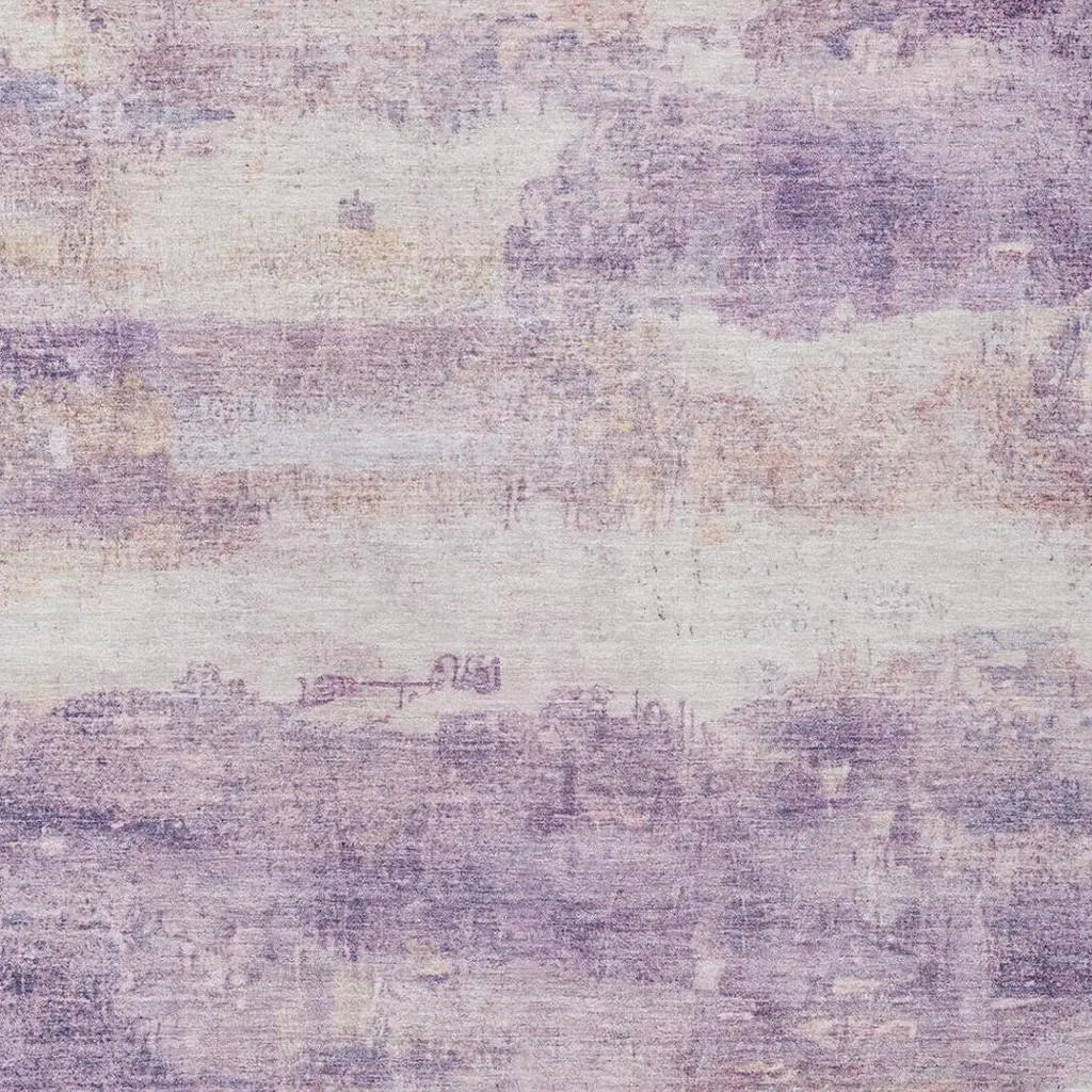 10' X 14' Lavender And Purple Abstract Washable Indoor Outdoor Area Rug Homeroots Outdoor