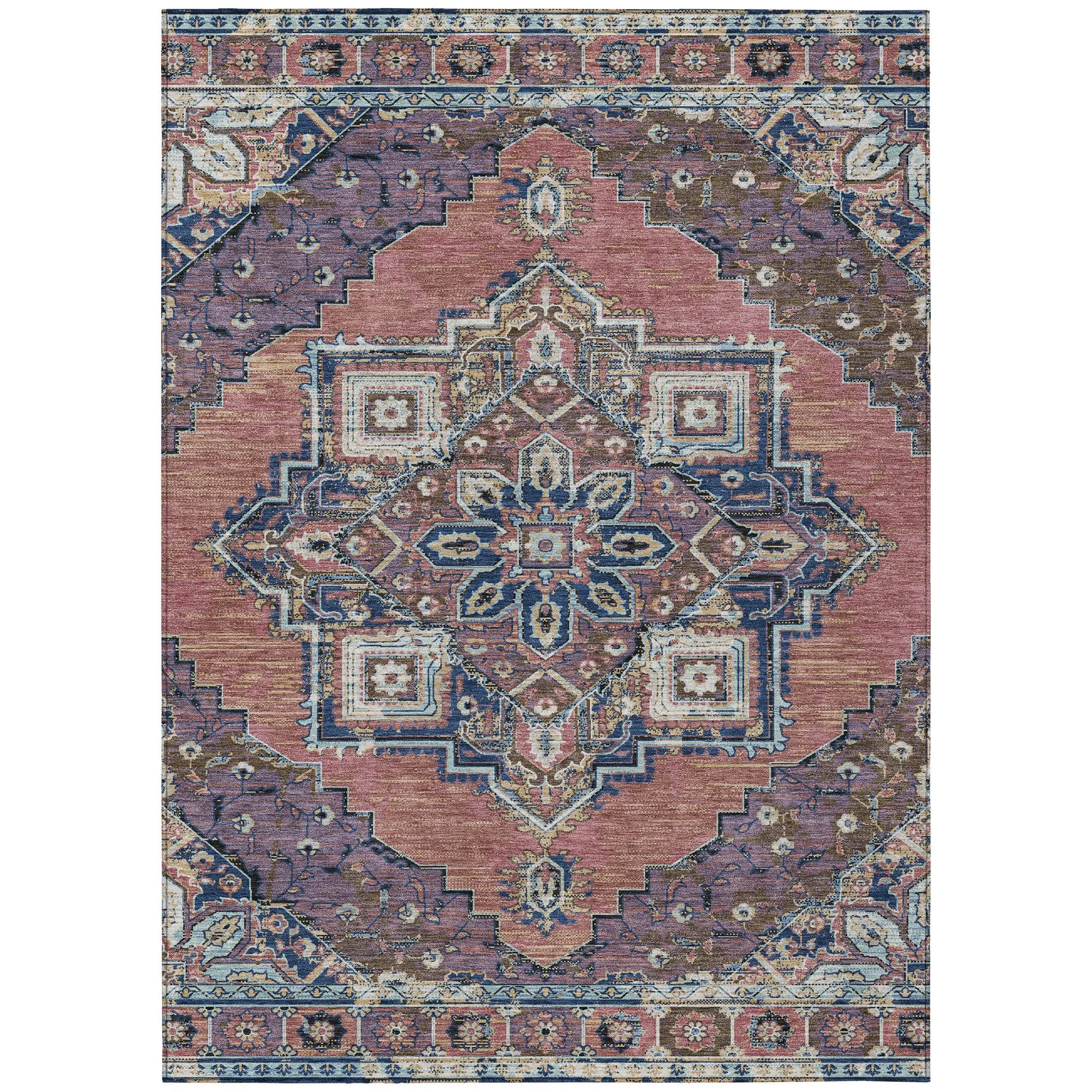 10' X 14' Merlot And Gold Oriental Washable Indoor Outdoor Area Rug Homeroots Outdoor